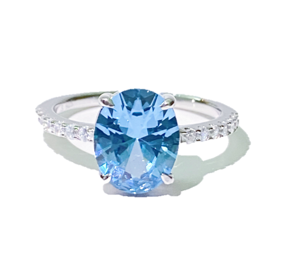 swiss blue ring